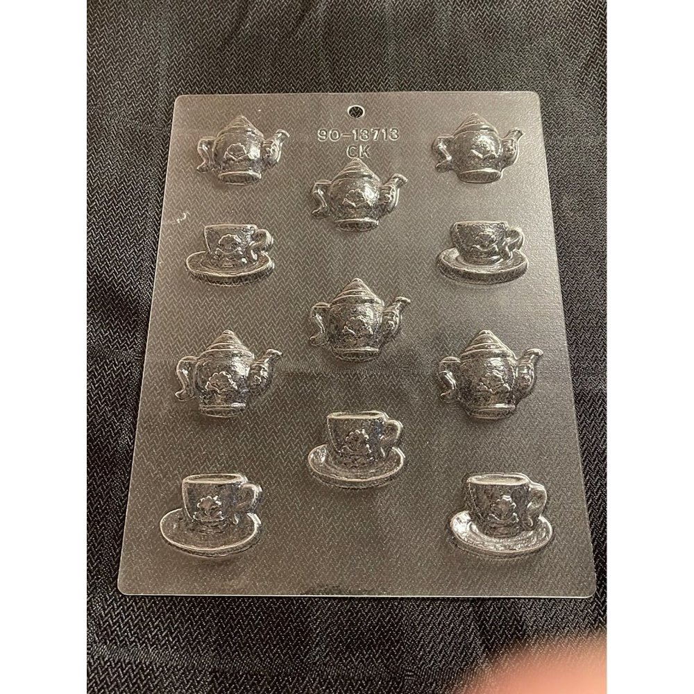 CK Cup Saucer Teapot Bridal Shower Birthday Chocolate Cake Decorating Supplies